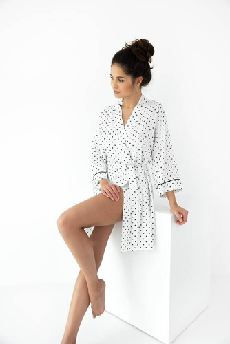 Elif Sensis Damenbademantel - Creme