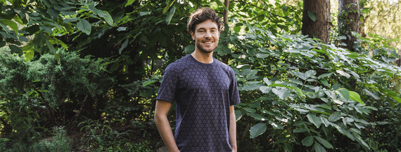 Ricardo Herren Schlafanzug mit kurzen Ärmeln, Shorts Italian Fashion - navy blau/print