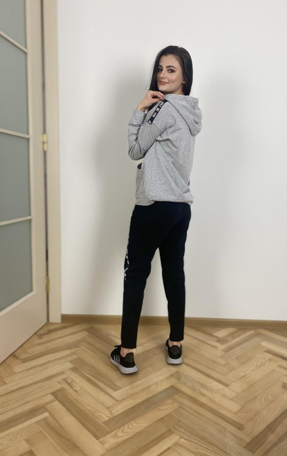 496 Just Forex Damen Trainingsanzug - hell melange