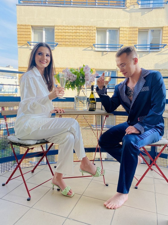 934 Classic Forex Damen Schlafanzug - Perle/Perle