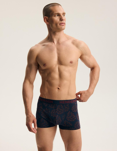 Henderson Herren Boxershorts 46101 Fawn 2er-Pack Baumwolle mit breitem Logo-Bund