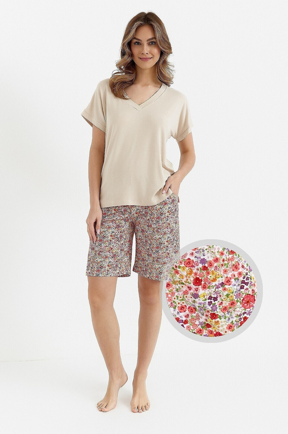 456 Cana Damenpyjama – Beige