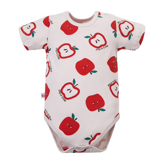 Baby Body Eevi Snack Time Kurzarm Baumwolle elastisch bequem