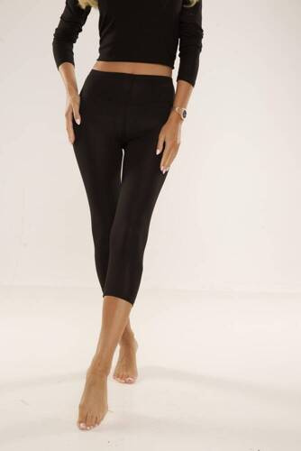 862 De Lafense 3/4 Leggings - schwarz