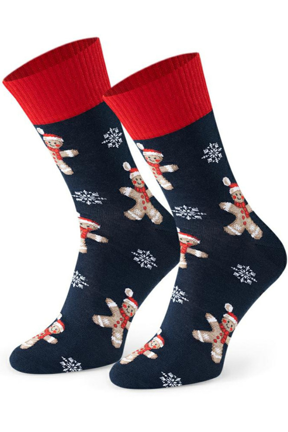 Art.136 Herren-Weihnachtssocken Steven Marineblau 169 – Weihnachtsmuster, Baumwolle