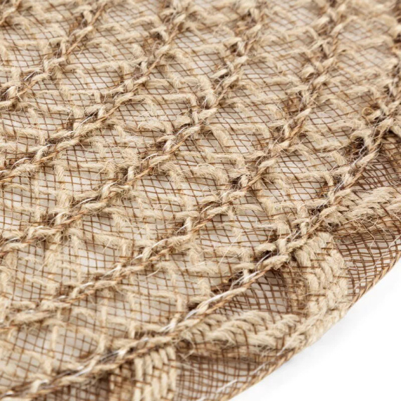 Eurofirany Tischset elegante Platzmatte unter Teller Glamour Stil Gwen natural