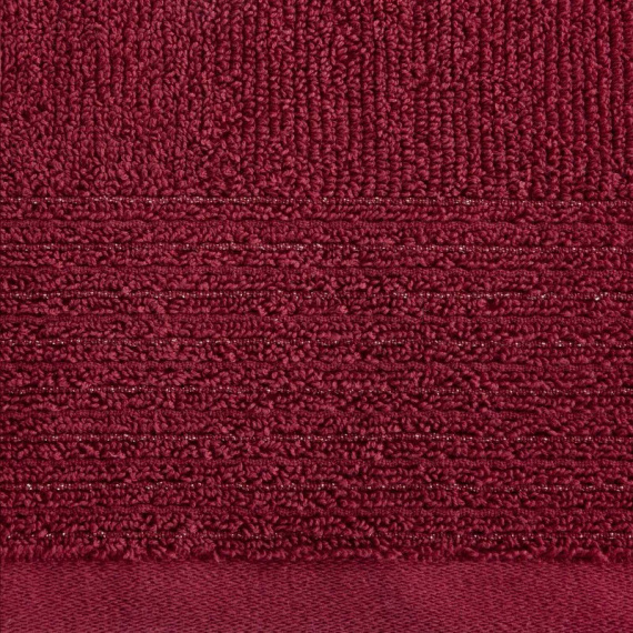 Komplett-Set 3-tlg. Eurofirany Handtücher 500 GSM Baumwolle in Premium-Box, Bordeaux