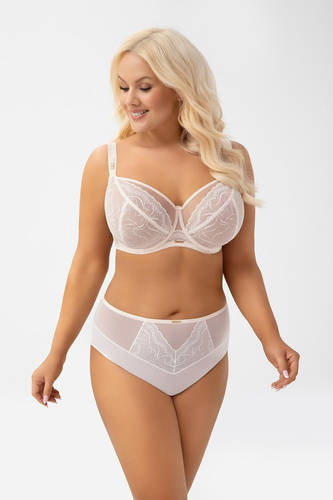 Gorsenia G 011 Dora Soft BH biscuit komfortabler Halt für große Brust