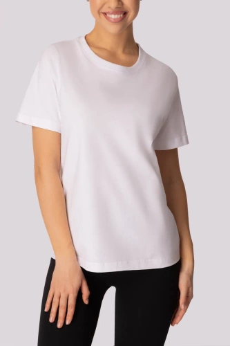 Regular Base Damen T-Shirt Mona weiß