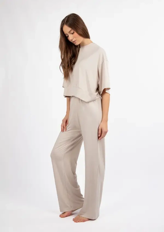 DK-K-B20 Damen-Bambusset Dkaren – ecru