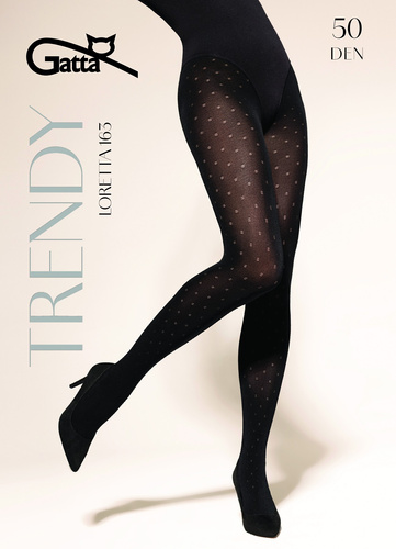 Gatta Trendy Loretta wz.163 50 den Strumpfhose – matt, gemustert, blickdicht