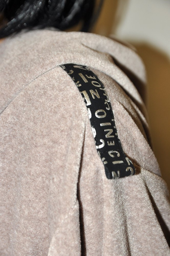 497 Macarena Damen Kurzer Morgenmantel Forex - beige melange