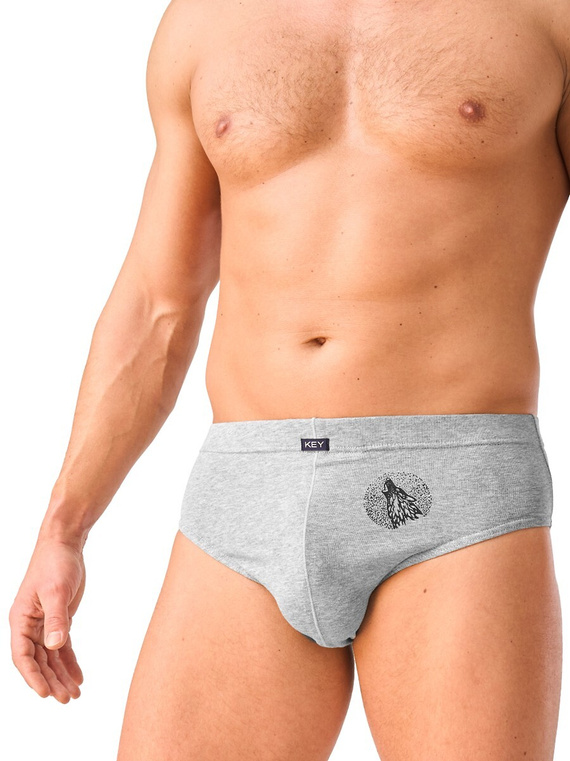 Key MPP 614 B26 Herren-Slips 2er-Pack Baumwolle mit Tiermuster