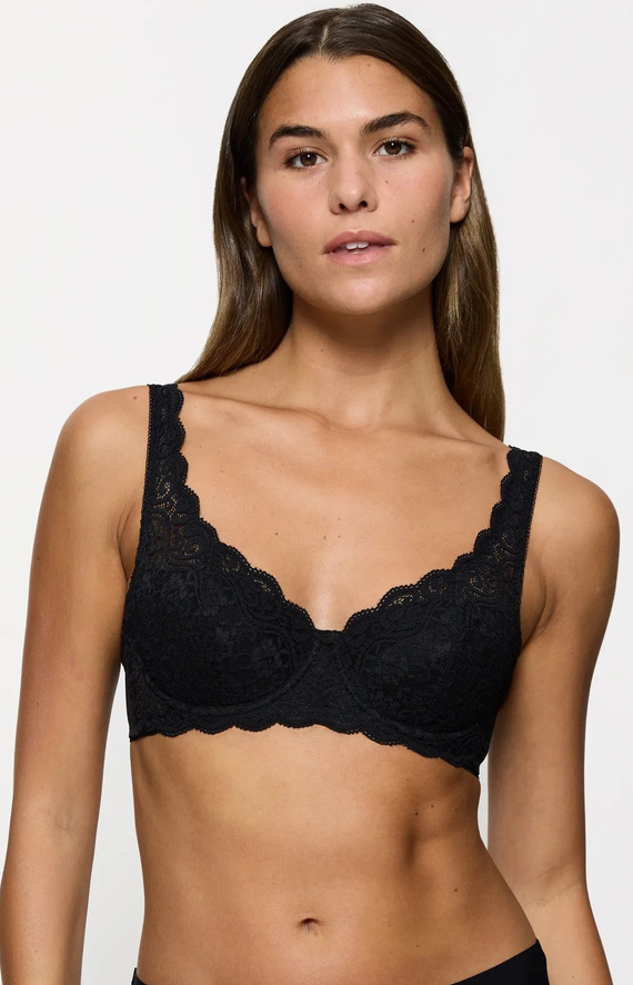 Amourette 300 WHP Triumph schwarz – gepolsterter BH mit Bügel, Spitze