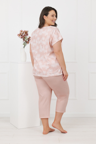 Pyjama KALINA Italian Fashion – 100% Baumwolle, 3/4