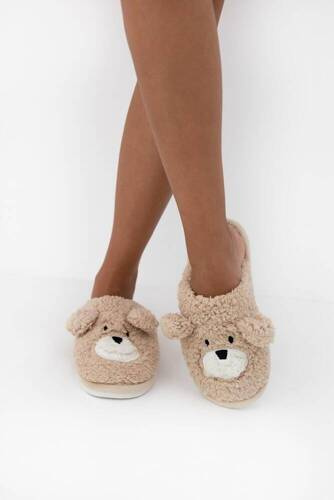 Mary Sensis Damenhausschuhe - Beige