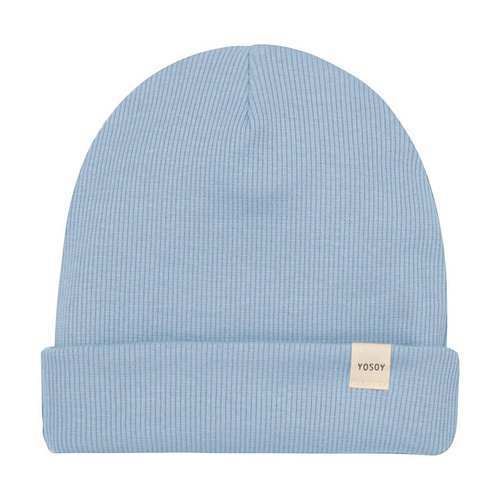Gestreifte Beanie-Mütze für Kinder von Yosoy – Blau