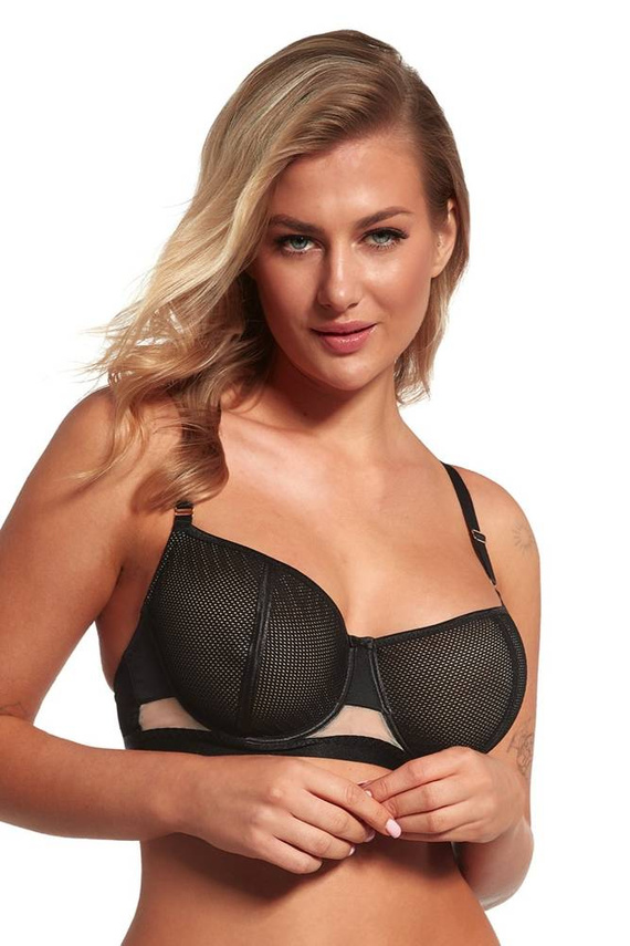 2351 Maxi Lupoline Soft-BH - schwarz-beige