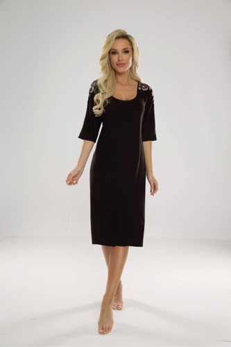 616 Ramona Forex Nachthemd - schwarz