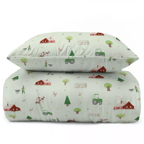 5441 A Farma Kinder-Baumwollbettwäsche Detexpol mint