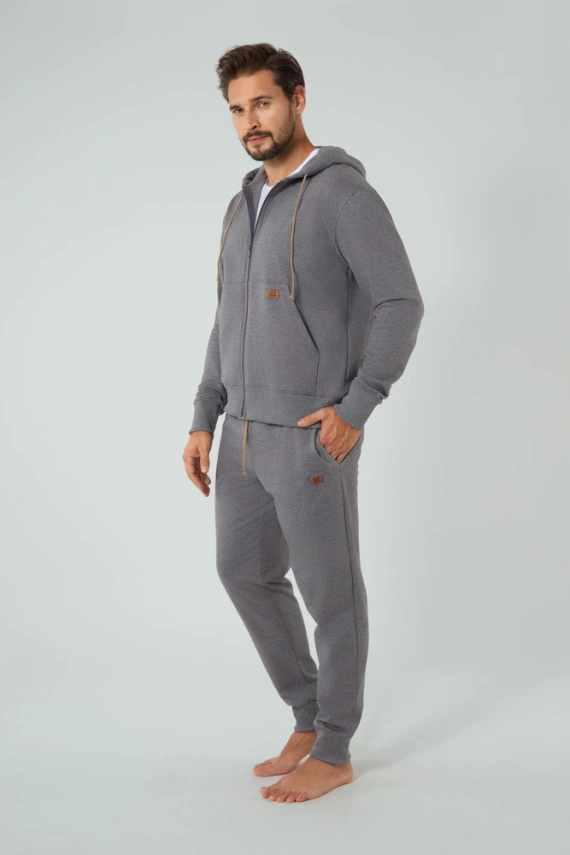 Darwin Herren Jogginghosen Italienische Mode - melange