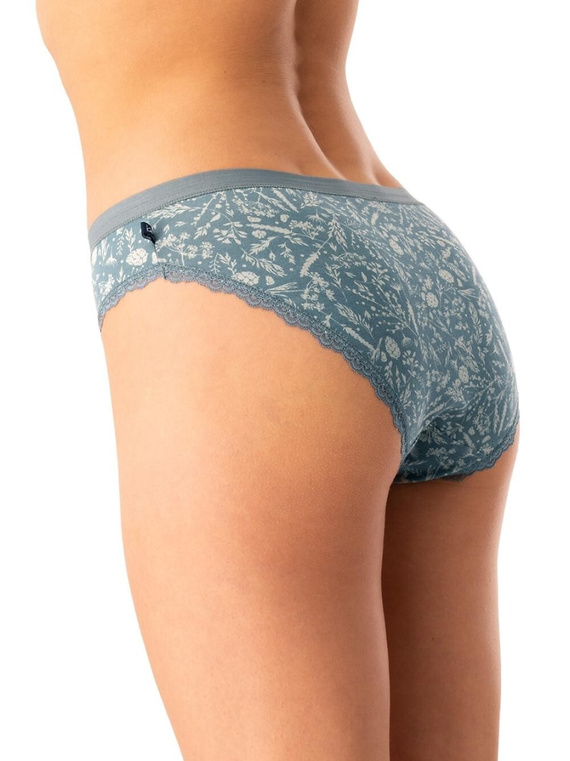 Damen-Slips LPR 830 Key, mintgrün – Baumwolle, 2er-Pack im Karton, bequem und klassisch