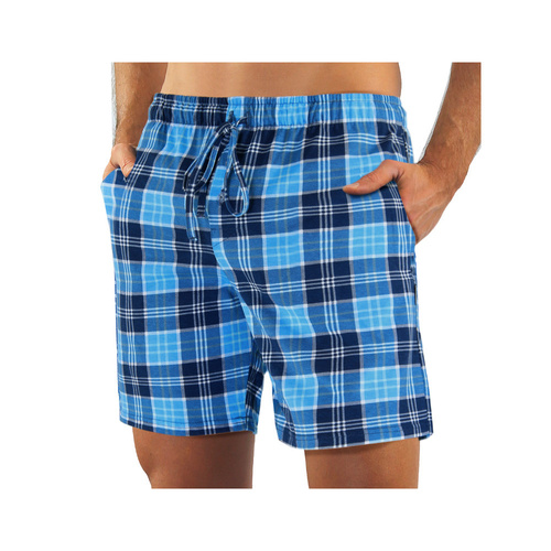 2629/13 Herren-Pyjama, kurze Ärmel, kurze Hose Sesto Senso blau