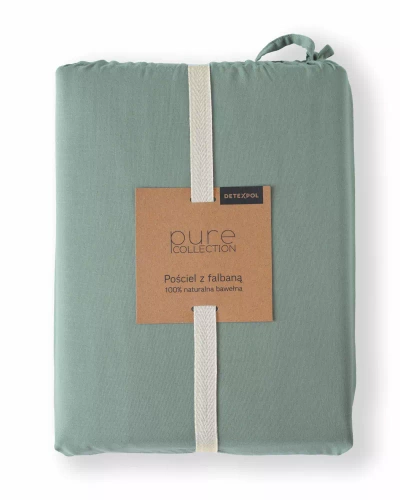 Pure 23 Einfarbige Baumwollbettwäsche Detexpol mint