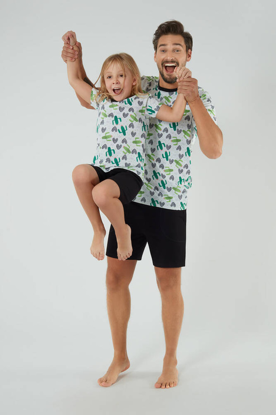 Picos Kinderschlafanzug Italian Fashion - Druck/Schwarz