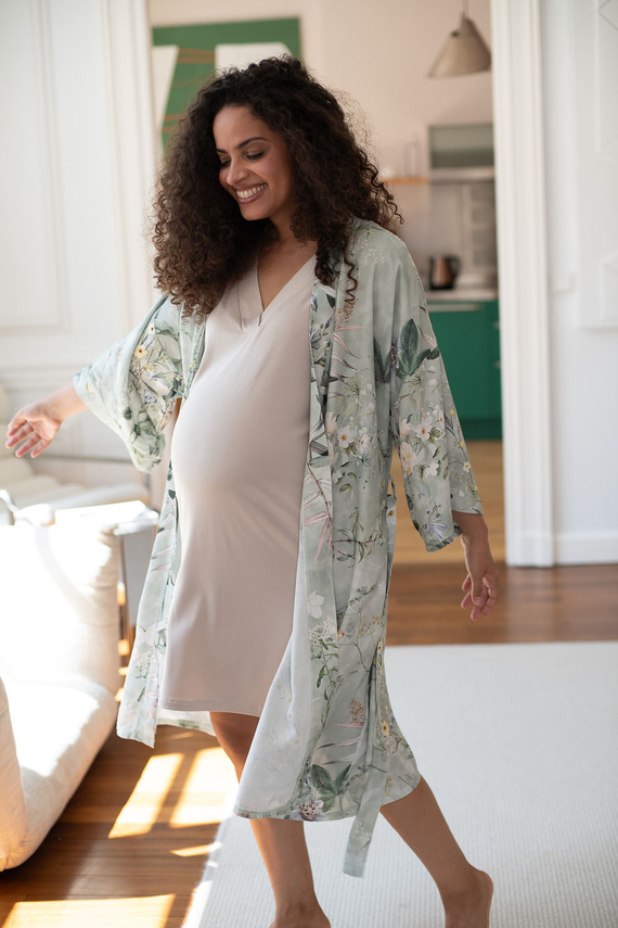 Pure Nature Milk & Love Umstands-Bademantel Bambus 100% Bambus