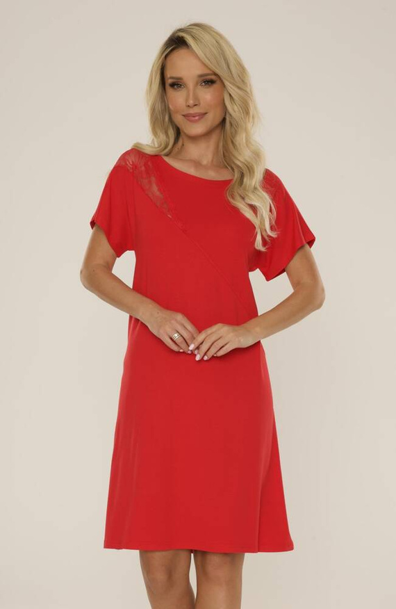 737 Velar Forex Nachthemd - rot