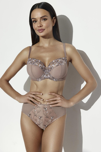 Ava 2273 Mocha Mousse Semi-Soft BH mit Bügel und Stickerei