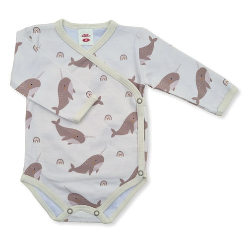 03256D „Marlin“ Baby-Body mit langen Ärmeln Makoma