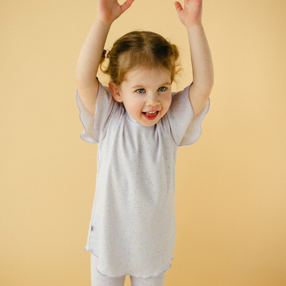 Meadow Eevi Kurzarmbluse – Lila