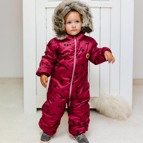 Dogs & Spots Eevi Winteroverall – Beere