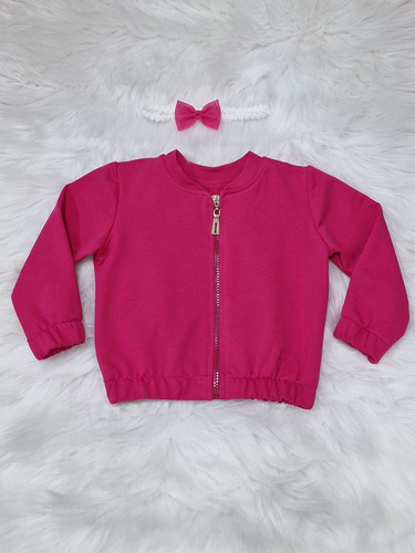 Gracja Kinder-Bomber-Sweatshirt Bambarillo Amaranth