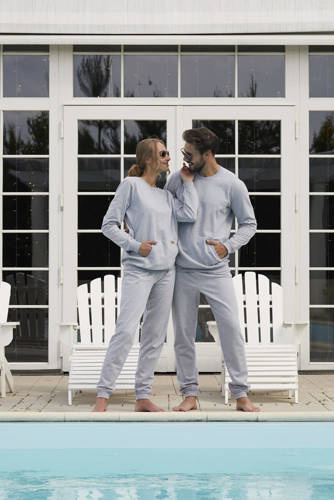 Fox Herren Long Set. ärmel, Länge. hose Italian Fashion - melange