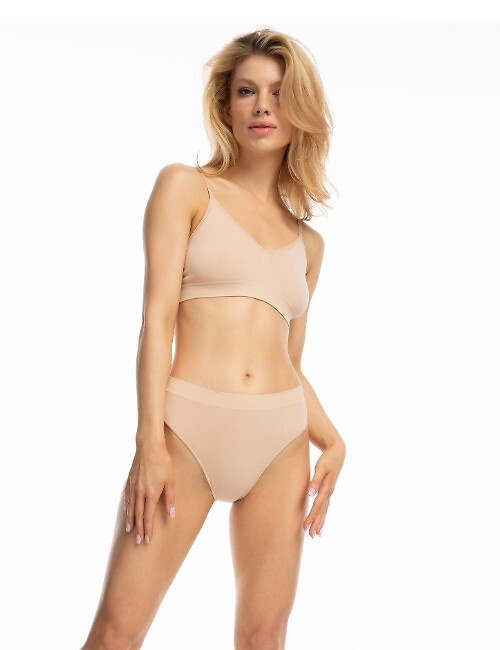 Figi Bamboo Bikini Julimex Damen Bambus Slips weich bequem beige