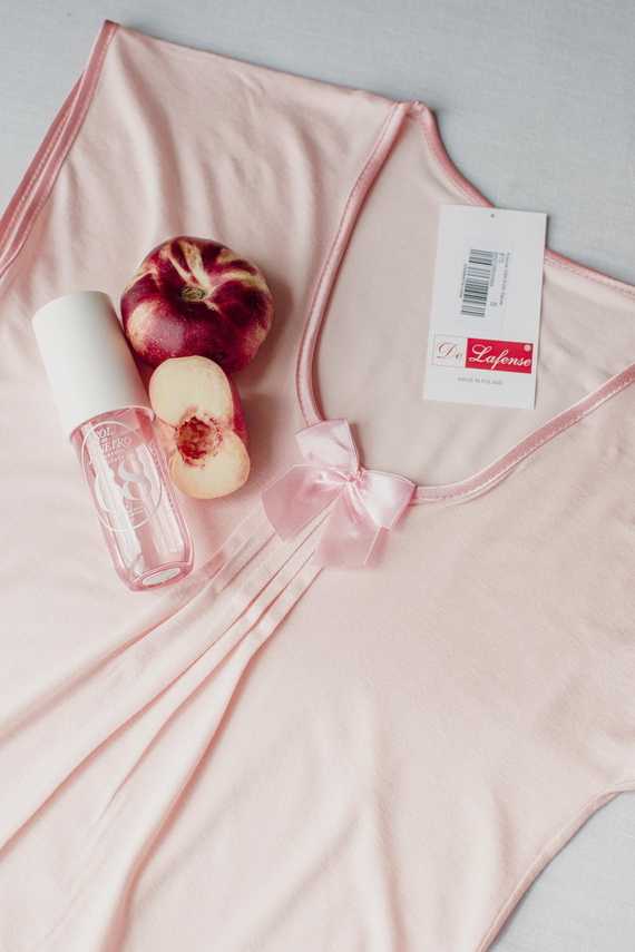 870 Visa De Lafense Nachthemd - Pfirsich