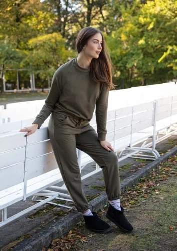 Damen-Sportset Wenezja Dkaren – Sweatshirt & Hose, Baumwolle