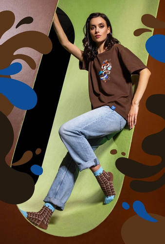 U04.WED Wedel Unisex Gatta Socken – Milky Choco 02/13E