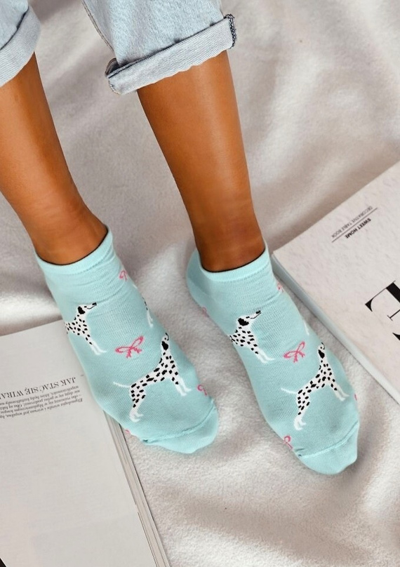 1146-078 Dalmatinerfüße Milena – blau