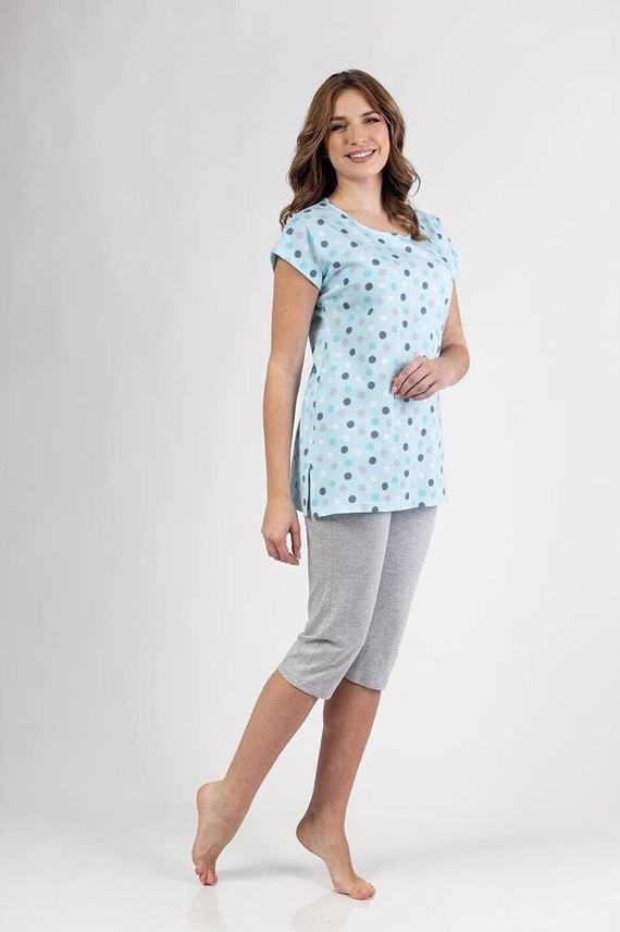 690 Regina Damenpyjama, grün