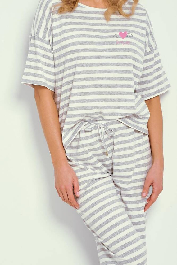 3334 Harper Damen-Pyjama Taro-Grau