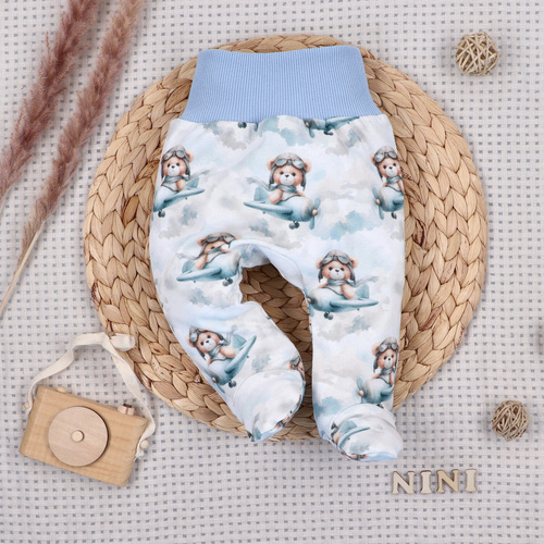 NINI ABK-0058/PIL 4-teiliges Baby-Set Baby Bear Pilot