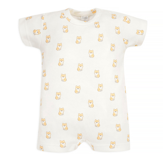 Lovely Day Baby Rampers Pinocchio – ecrufarbene Hunde