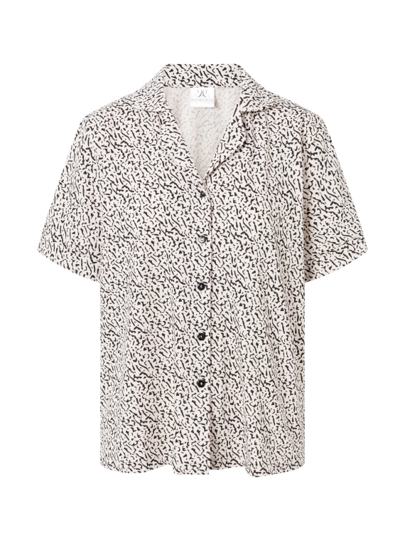 About Style Langer Damenpyjama mit Reißverschluss Momenti Per Me beige