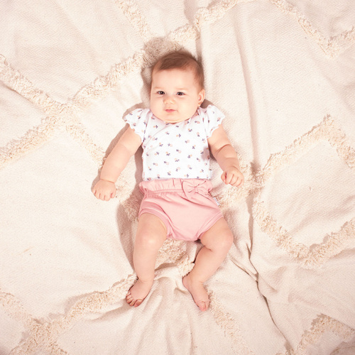 Nicol 220087 Bloomers für Babys 2er-Pack Baumwolle Oeko-Tex rosa Blumen
