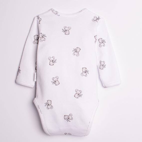Body zum Wickeln Nicol Figo 223096 100% Baumwolle Koala Langarm