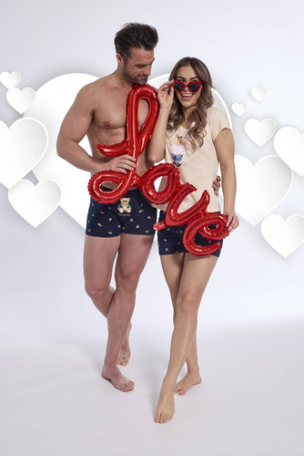 280/245 Tattoo Boss Cornette Herren-Boxershorts, Marineblau